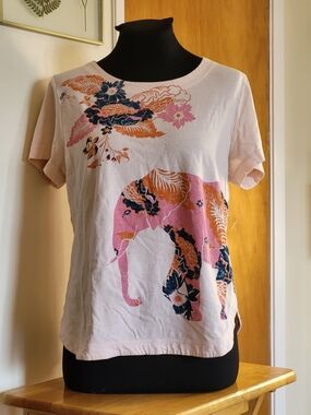 Maeve By Anthropologie Elephant Graphic Tee